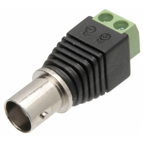 Conector Bnc Femea Com Borne Cftv 